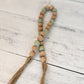 Light Green Rustic Wooden Bead Garland