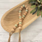 Light Green Rustic Wooden Bead Garland