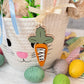 Personalized Carrot Easter Basket Tag