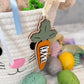 Personalized Carrot Easter Basket Tag