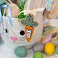 Personalized Carrot Easter Basket Tag