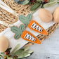 Personalized Carrot Easter Basket Tag