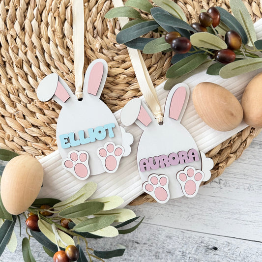 Personalized Egg Easter Basket Tag