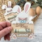 Personalized Easter Bunny Money Card