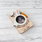 Personalized Easter Wooden Photo Frame Magnet