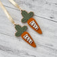 Personalized Carrot Easter Basket Tag