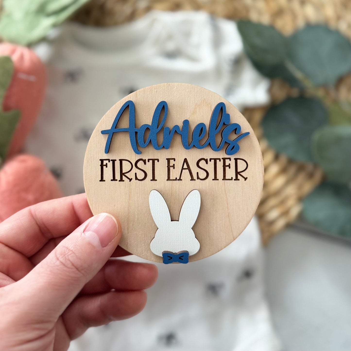 Personalized Baby's First Easter Sign