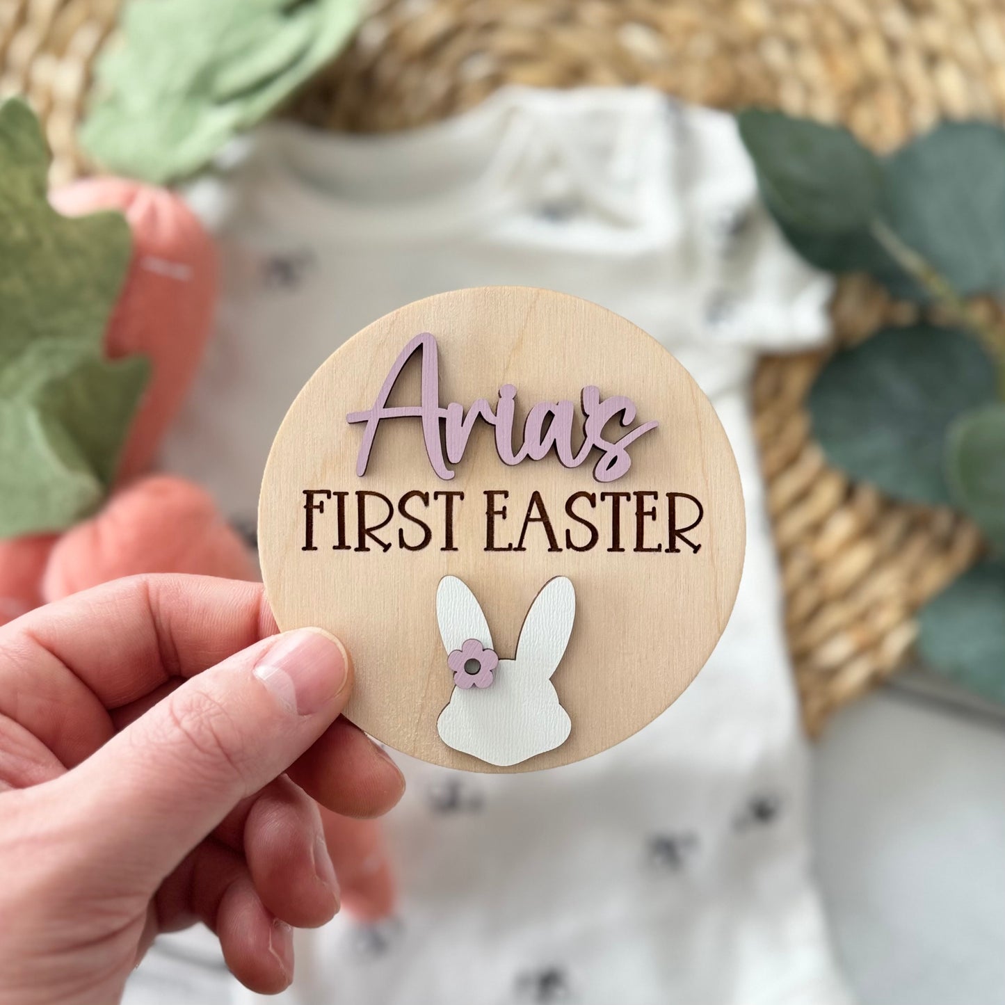 Personalized Baby's First Easter Sign