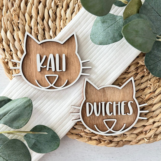 Personalized Cat Name Magnet