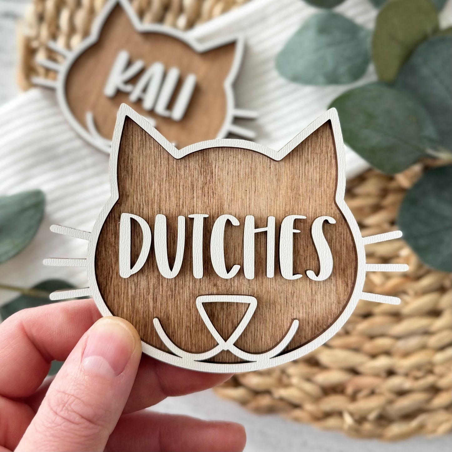 Personalized Cat Name Magnet