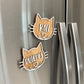 Personalized Cat Name Magnet