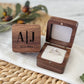 Personalized Wooden Wedding Ring Box