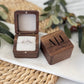 Personalized Wooden Wedding Ring Box