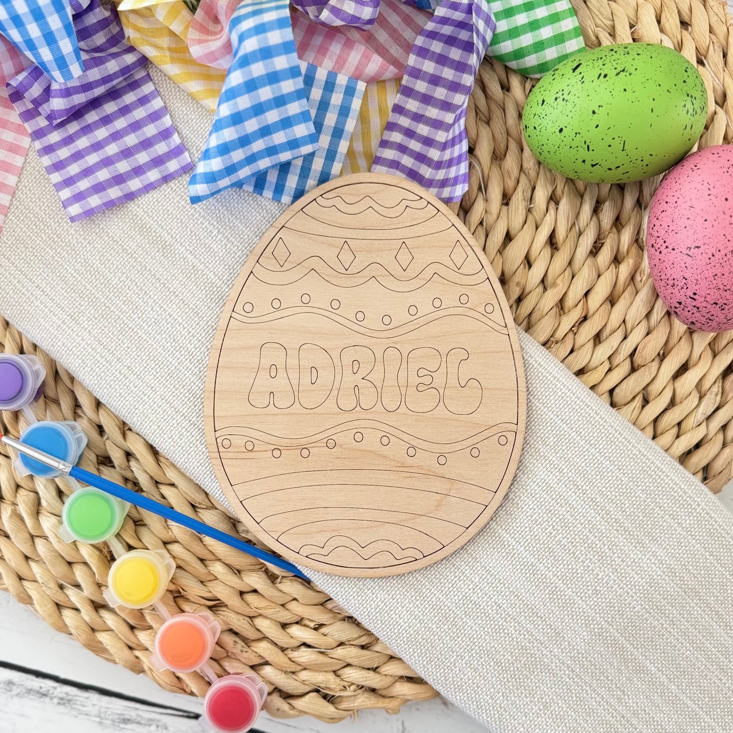 Personalized Easter Egg DIY Paint Kit