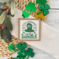 Mini Framed St. Patrick's Day Sign | Lucky Shamrock