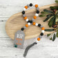 Halloween Wooden Bead Garland