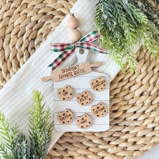 Personalized Family Christmas Tree Ornament