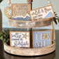 Coastal Themed Tiered Tray Decor Bundle