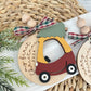 Push Car Christmas Photo Frame Ornament