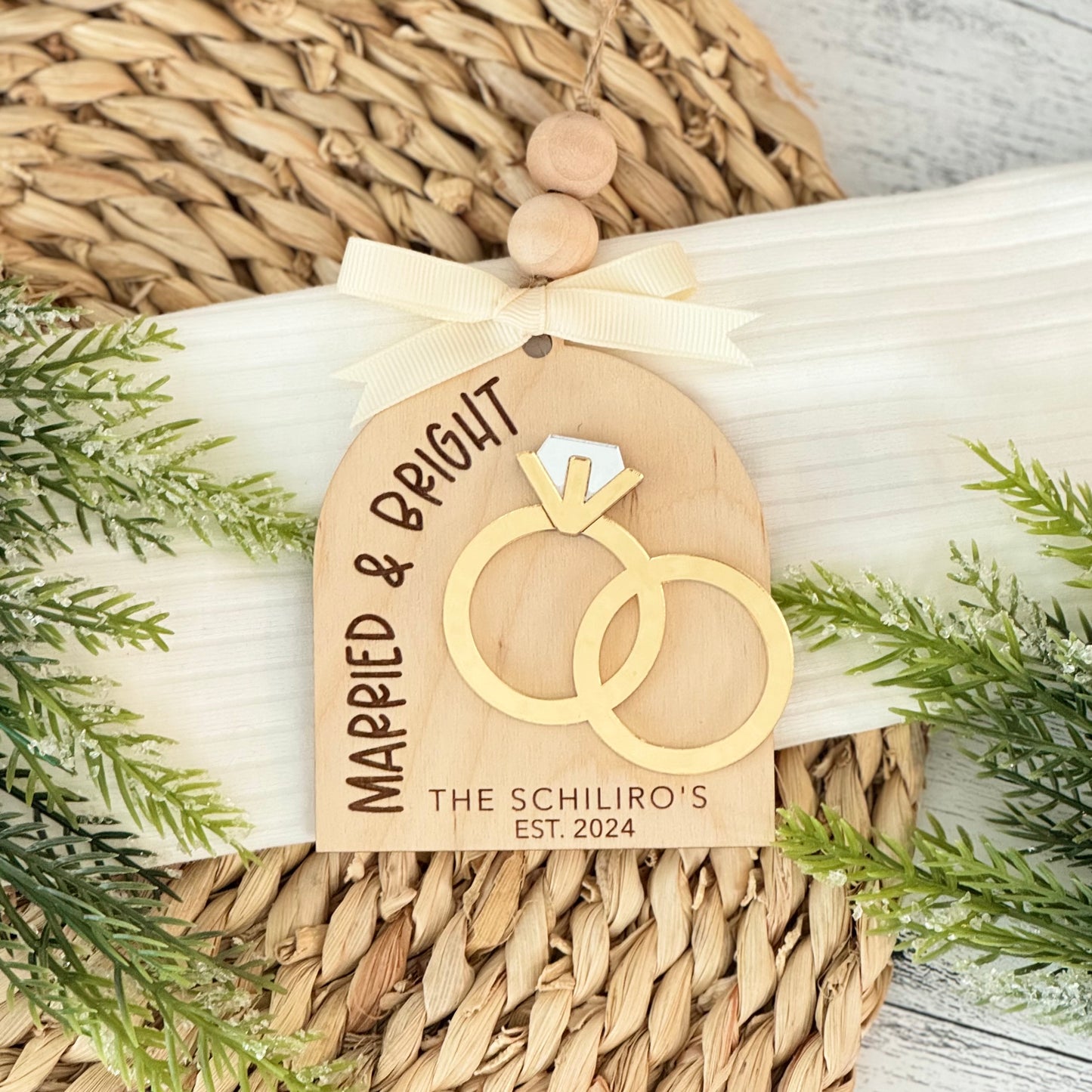 Newlywed Christmas Ornament