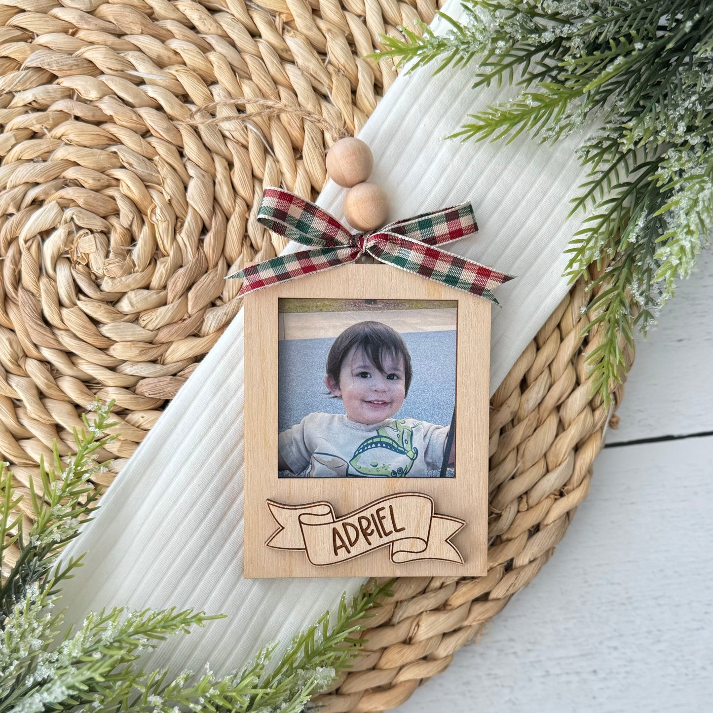 Personalized Photo Frame Ornament