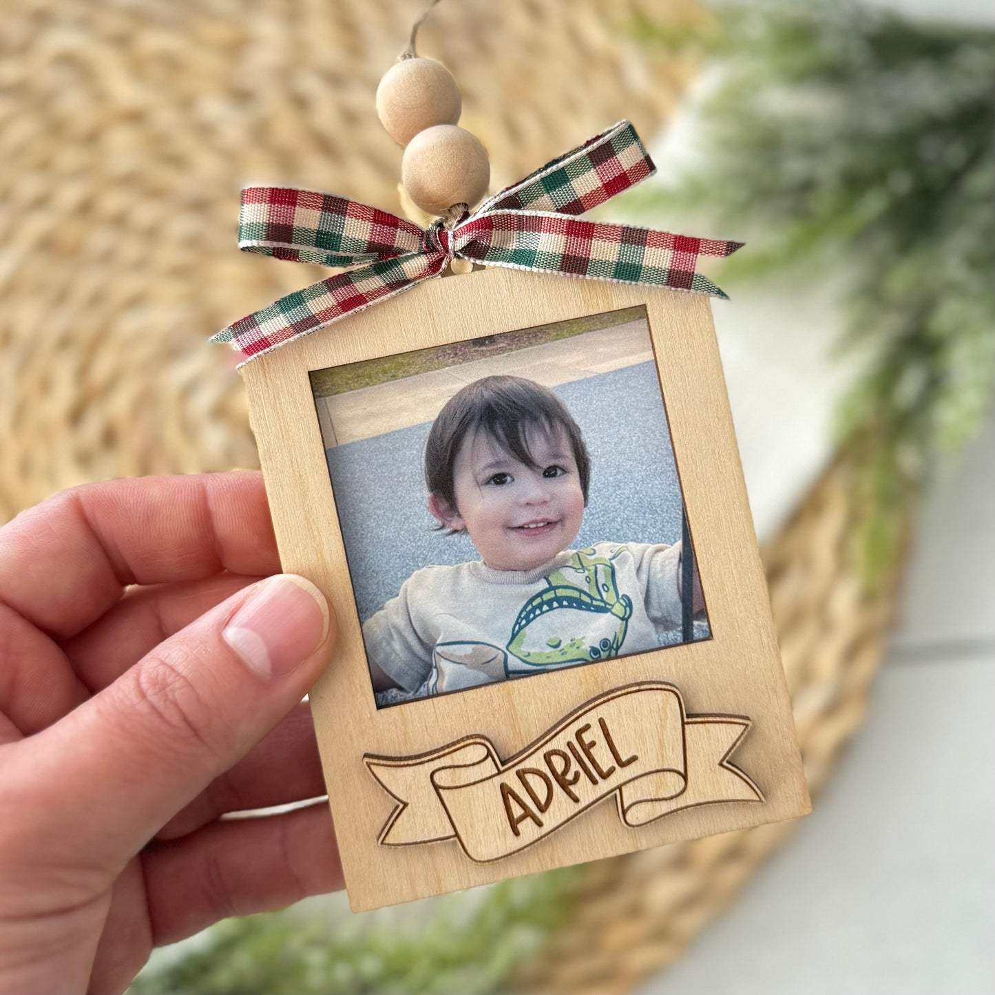 Personalized Photo Frame Ornament