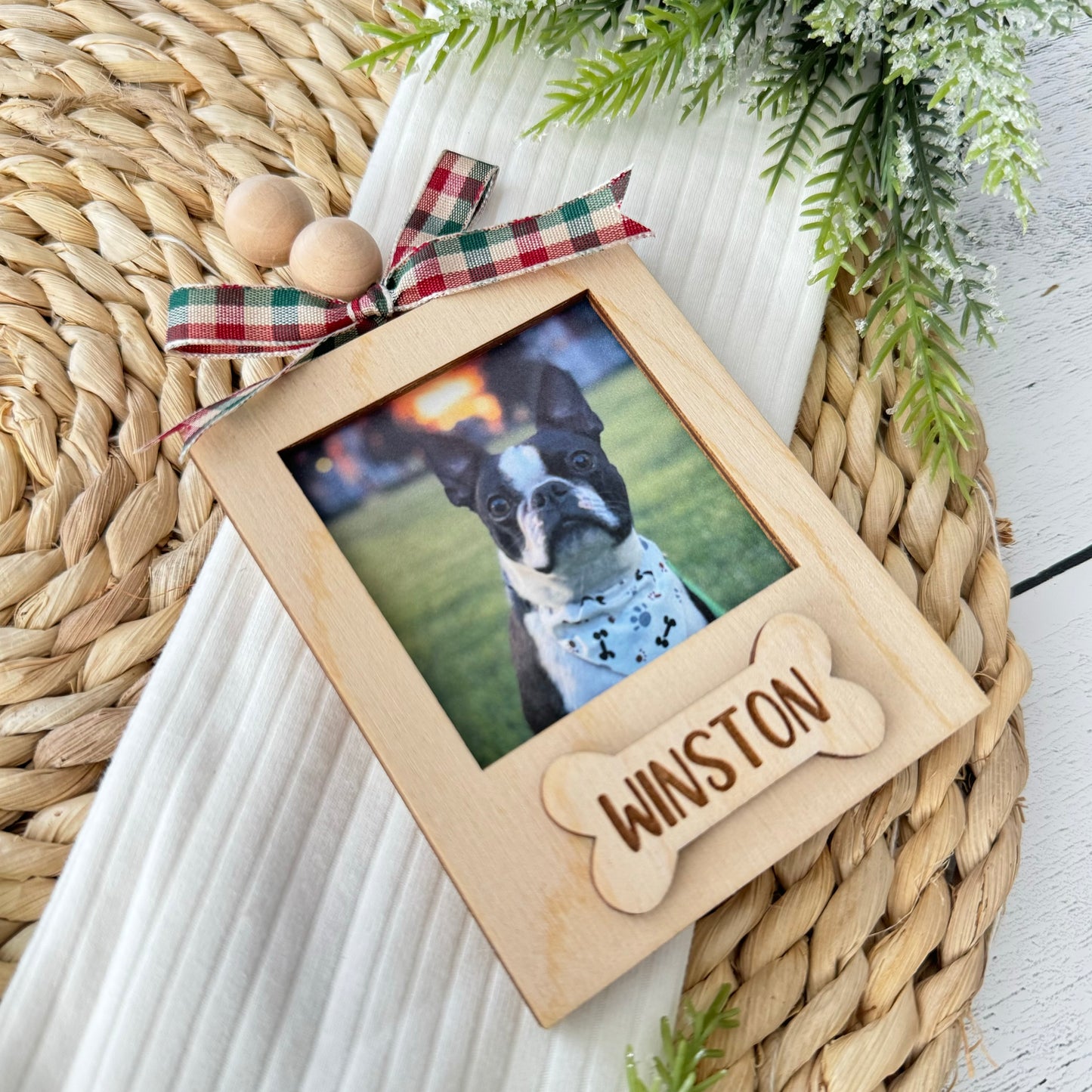 Personalized Pet Photo Frame Ornament