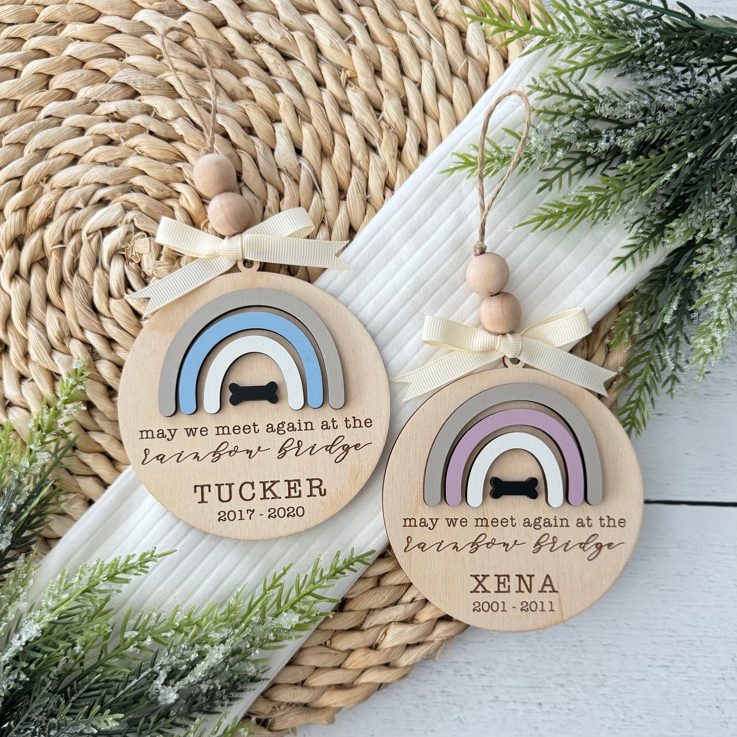 Personalized Pet Memorial Christmas Ornament