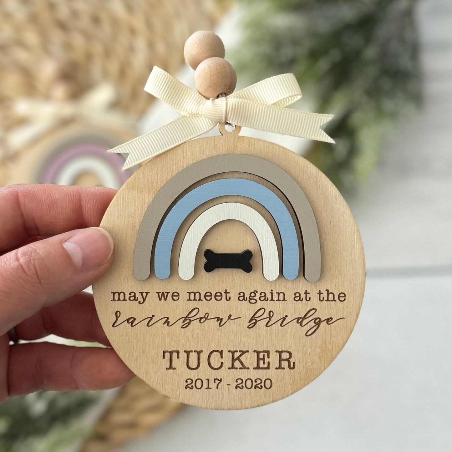 Personalized Pet Memorial Christmas Ornament