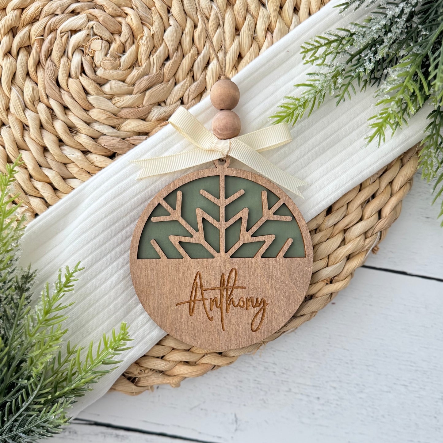 Personalized Name Christmas Ornament