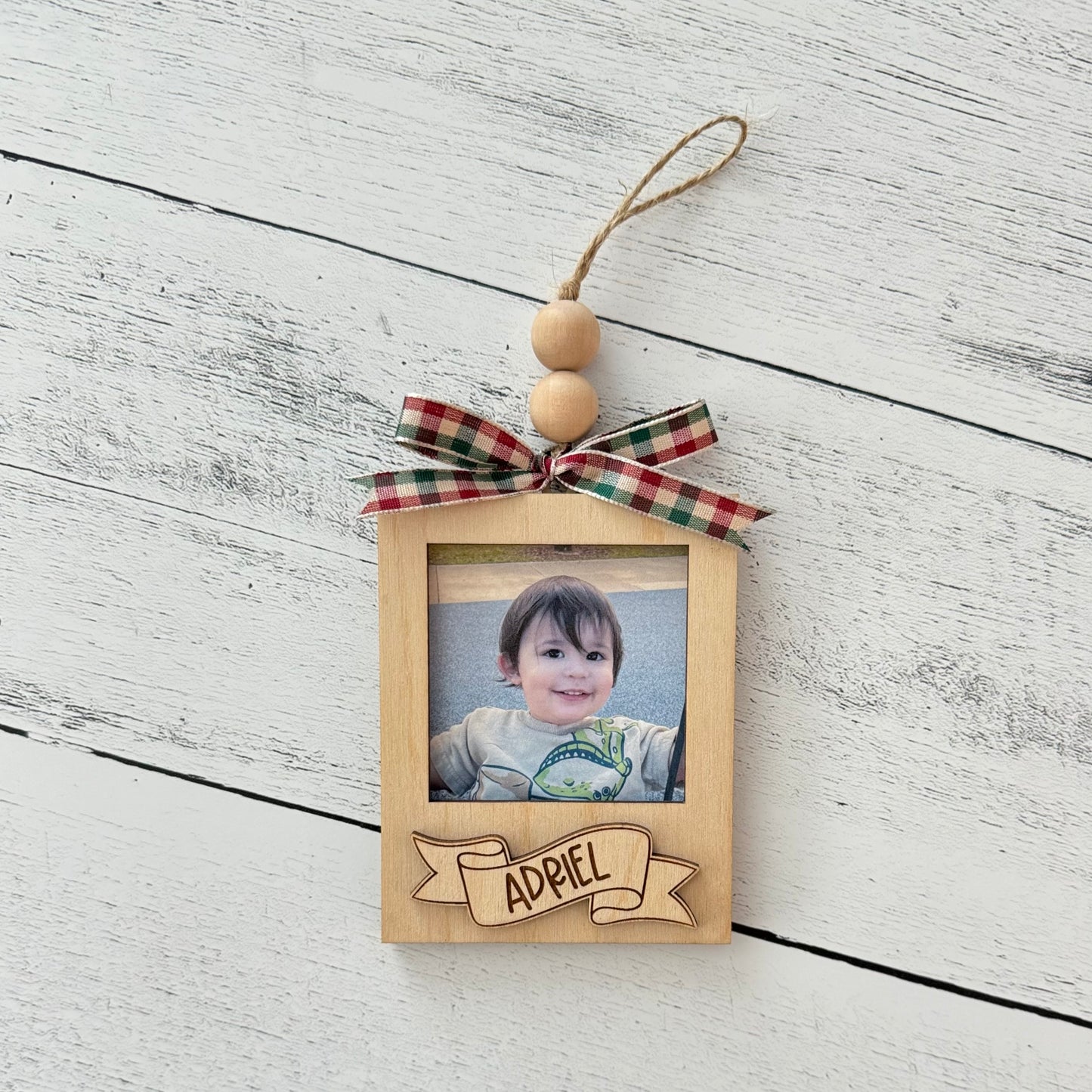 Personalized Photo Frame Ornament