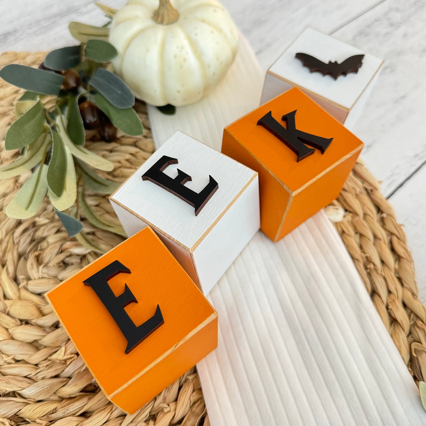 SET | Halloween Eek Wooden Blocks