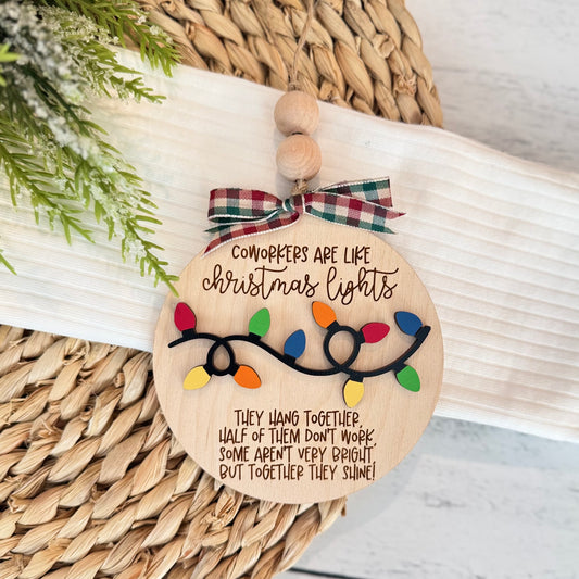 Coworker Christmas Ornament | Funny Colleague Gift