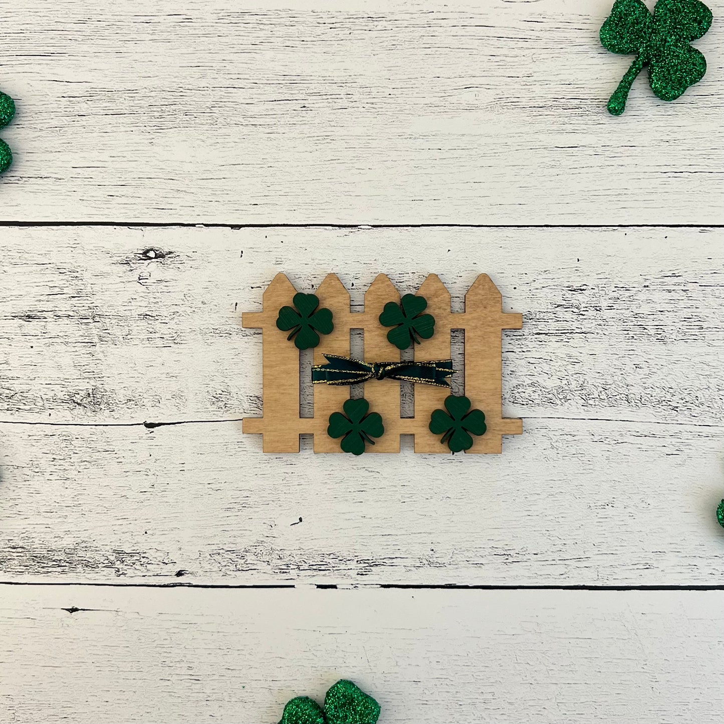 St. Patrick's Day Themed Accent Tiered Tray Decor